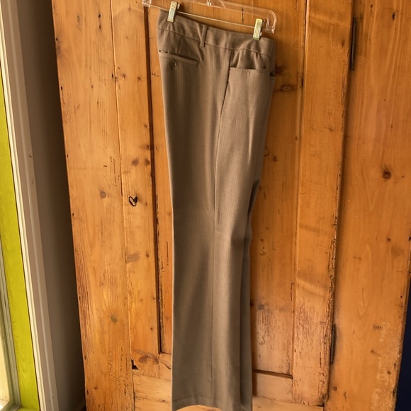 12L Express Columnist Trouser, taupe pinstripes - Picture 3 of 9